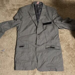 Stacy Adam Checkered Suit